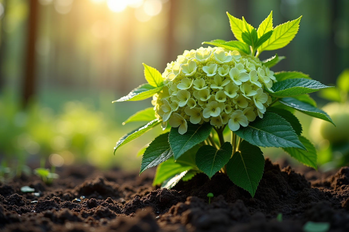 hortensia plantation