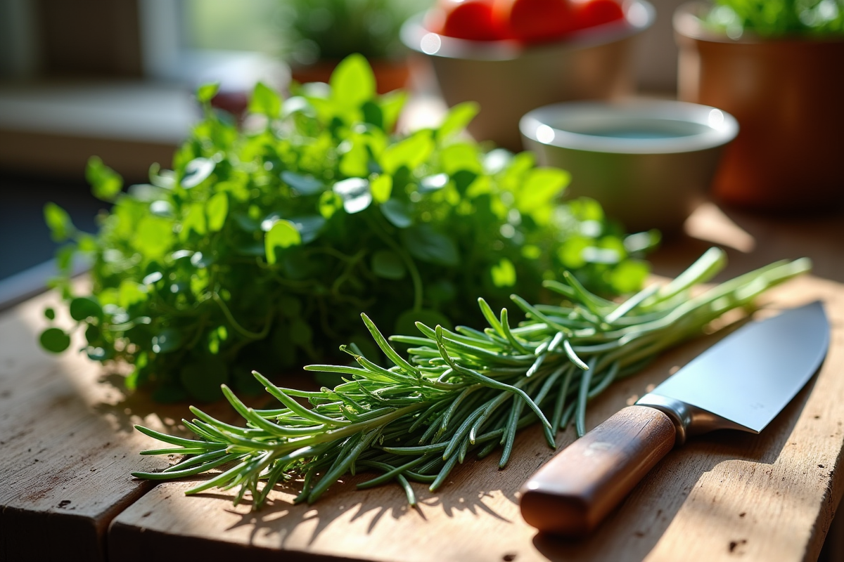 herbes fraîches