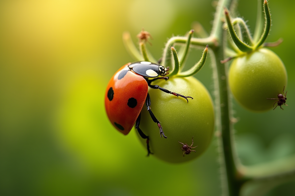 coccinelle potager